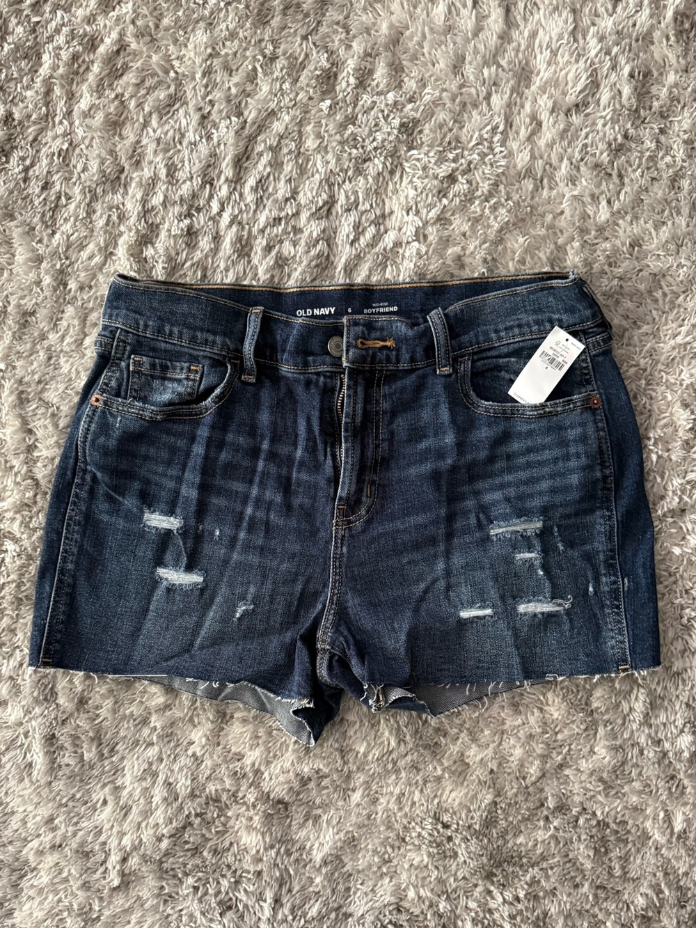 Old Navy Distressed Boyfriend Jean Shorts